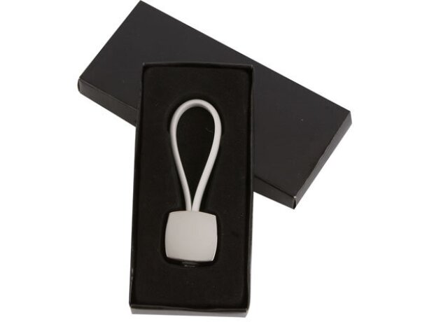 LlaveroNew Lock rectangular blanco