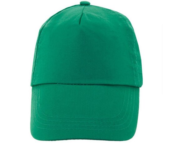 Gorra 100% algodón velcro Navia verde