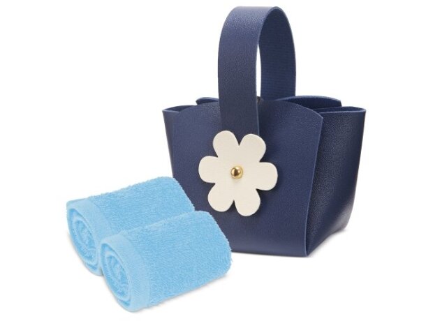 Set 5 bolsitos con toalla Juliette grabación corporativa detalle 2