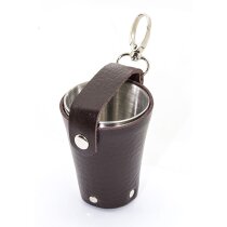 Set portátil Lucca con 4 vasos acero inoxidable