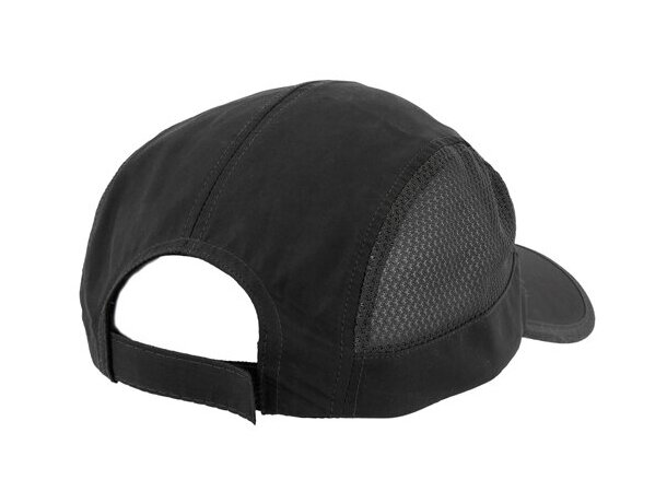 Gorra plegable Harris de poliéster técnico transpirable Negro detalle 7