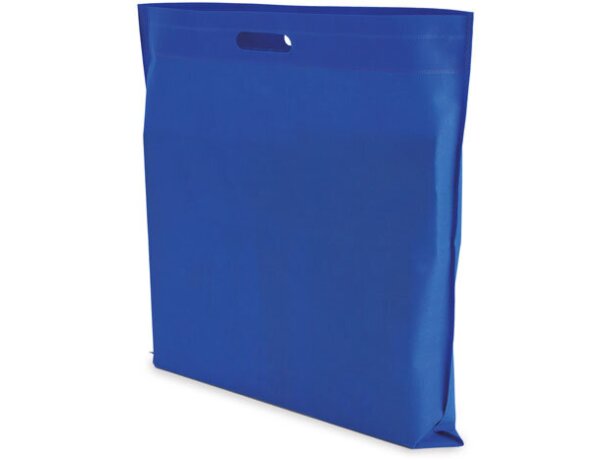 Bolsa cuadrada de non woven personalizada azul royal