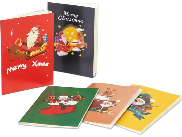 Set 20 libretas navideñas Artikum con 5 diseños diferentes detalle 9