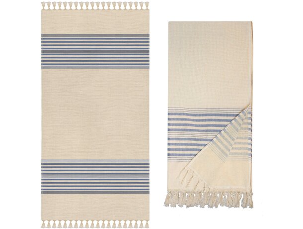 Toalla pareo Cala Galdana con algodón reciclado y orgánico detalle 5