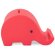 Hucha portamovil Elephant rojo