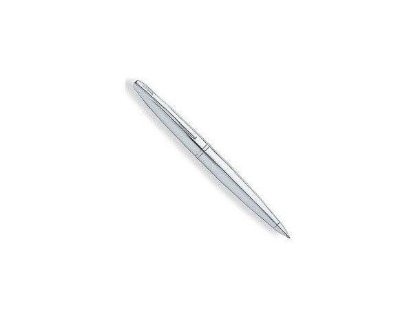 Bolígrafo elegante cromado y con estuche de la marca Cross personalizado Bolígrafo elegante cromado y con estuche de la marca Cross personalizado