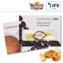 Tarjeta con caramelo Werther´s personalizada