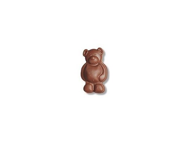 Chocolatina con forma de oso personalizada