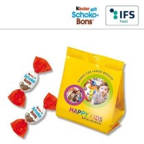 Bolsa con 8 huevos Kinder Schoko Bons personalizada