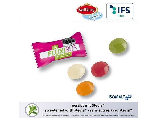 Mini Caramelos con Stevia personalizado