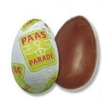 Huevo de chocolate para Pascua personalizado