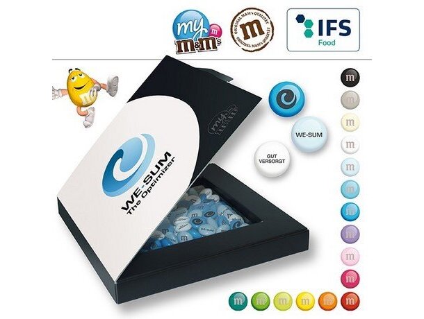 Caja con chocolate personalizada