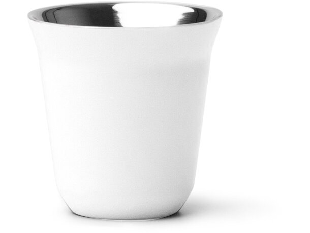 Vaso Cosik de acero inoxidable 304 reciclado 160 ml Blanco detalle 4