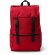 Mochila Solap negro 600D RPET con compartimento portátil 15 Rojo