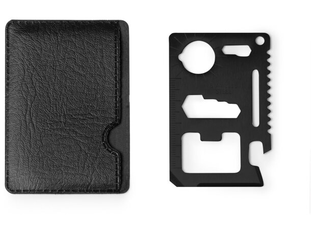 Multiherramienta para regalo 11 funciones acero Doze Negro detalle 4