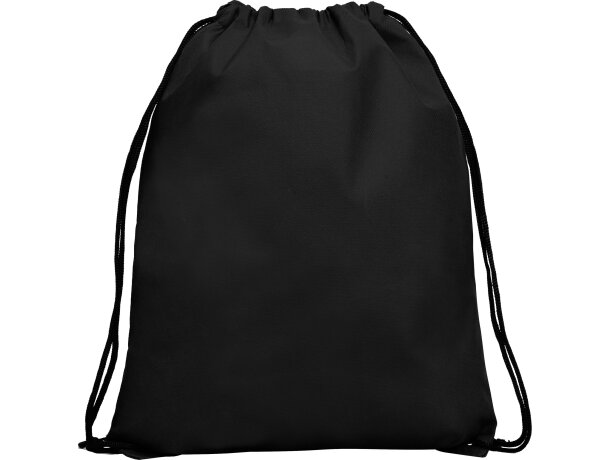 Mochila de cuerdas diversos colores non woven 80 g/m2 Calao Negro detalle 7