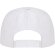 Gorras béisbol con cierre ajustable velcro de algodón 170 g/m2 Uranus Blanco detalle 1