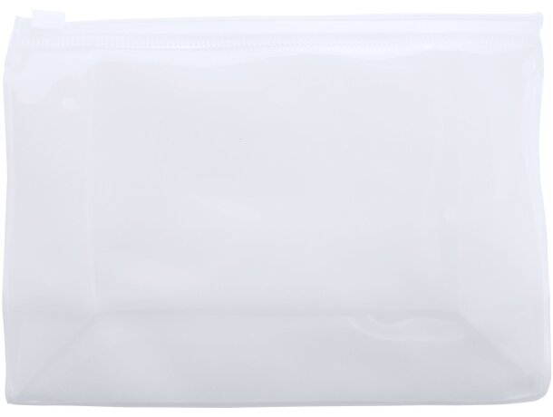 Neceser Caribu de PVC translúcido con cierre sellado resistente Rojo detalle 17