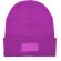 Gorros invierno unisex con parche y doble capa poliéster Bulnes Fucsia