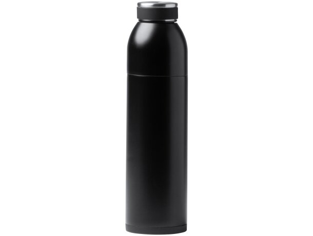Bidón Bolt de acero inoxidable con vaso térmico desmontable Negro detalle 3
