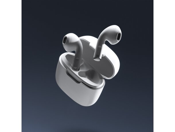 Auriculares para regalo con bluetooth de plástico Costen Blanco detalle 1