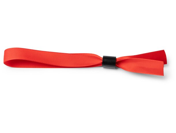 Pulsera RAVE de poliéster con cierre de seguridad para eventos Blanco detalle 1