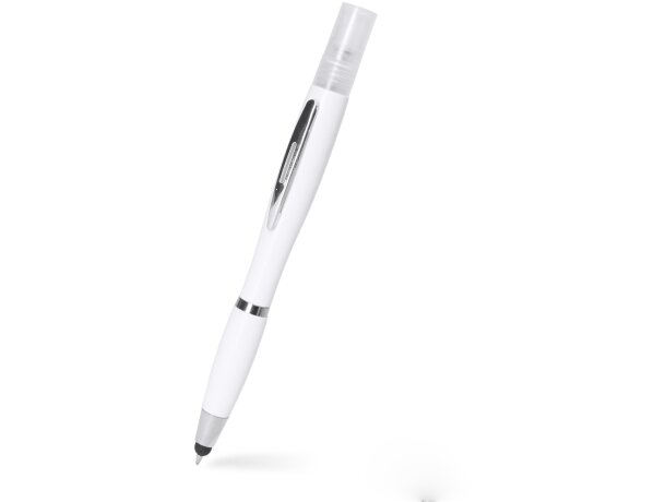 Bolígrafo original personalizable plástico tinta azul Farber Blanco detalle 6