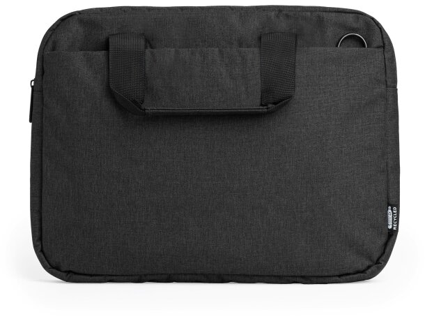 Portadocumentos personalizada barata Kalmar RPET bandolera Gris vigore detalle 6