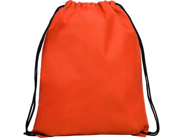 Mochila de cuerdas diversos colores non woven 80 g/m2 Calao Rojo detalle 27
