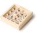 Juego de habilidad Minos en madera natural con laberinto Crudo detalle 1