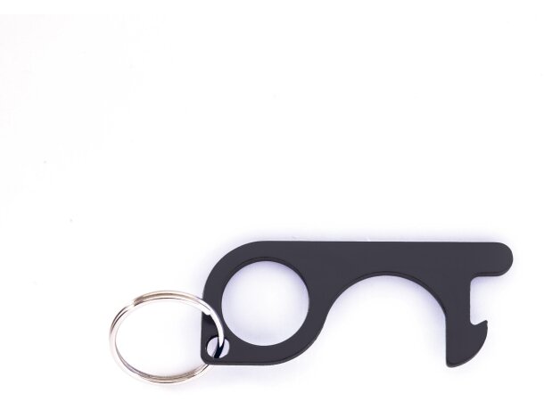 Llaveros originales pulsador de aluminio Ross Rojo detalle 10