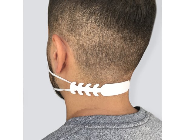 Ajustador mascarilla Edison con cuatro posiciones de enganche Blanco detalle 2