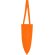 Bolsa de algodón con logo de variados colores 140 g/m2 Mountain Naranja detalle 29