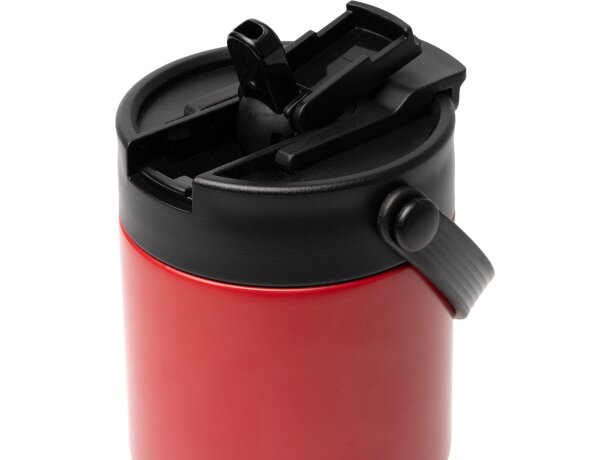 Vaso Tumbat acero inoxidable reciclado 600ml con pajita Blanco detalle 1