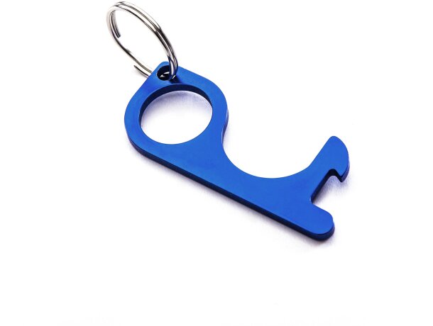 Llaveros originales pulsador de aluminio Ross Negro detalle 4