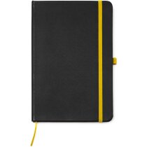 Cuaderno A5 personalizado PU rígido 80 hojas rayadas porta bolígrafo