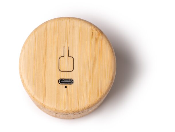 Altavoces con detalles en madera Trigox Crudo detalle 3