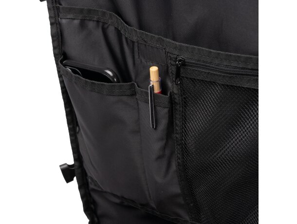 Mochila Brunox RPET 18L con apertura 180° y bolsillo antirrobo Negro detalle 5