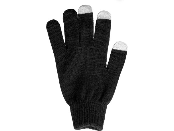 Guantes táctiles ZELAND Negro detalle 4