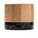 Altavoz con bluetooth de bambú Nervo Negro