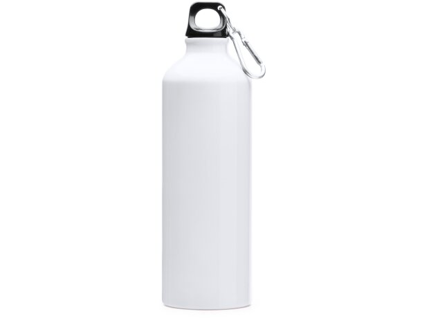 Botella de aluminio con mosqueton 800ml Baobab Rojo detalle 8