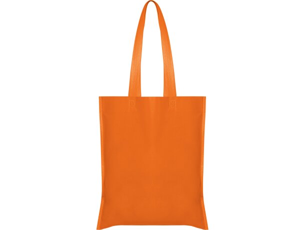 Bolsa tejido no tejido polipropileno sin fuelle 80 g/m2 Naranja detalle 20