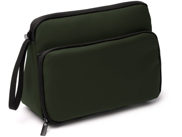 Neceser Ronda con paneles acolchados y separadores elásticos Negro detalle 5