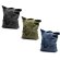 Bolsa ecológica asas largas de tela de cañamo 200 g/m2 Mafil Negro detalle 1