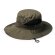 Gorro Kenia tipo safari con ventilación y cinta ajustable Negro detalle 3