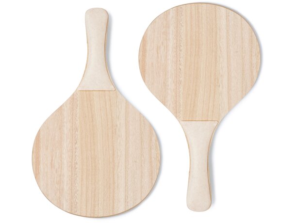 Palas de playa Salento con ajedrez y parchís integrados Crudo detalle 2