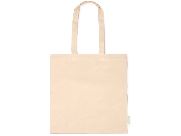 Bolsa algodón orgánico Keon natural 220 g/m² Crudo detalle 4