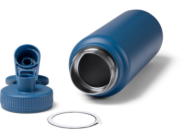 Bidón térmico Heyman acero inoxidable reciclado 1 litro Blanco detalle 2