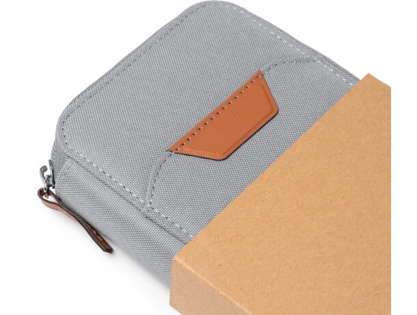 Monedero Tipler con protección RFID y compartimentos organizadores Negro detalle 4