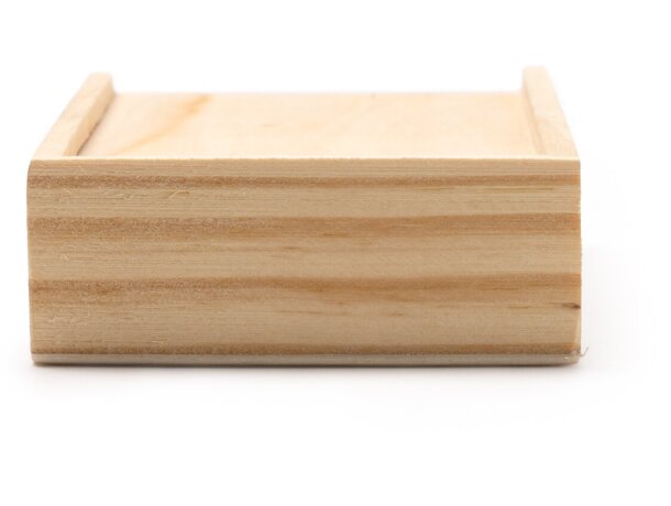 Set de juego Ludus natural con baraja y dominó en caja de madera Crudo detalle 2